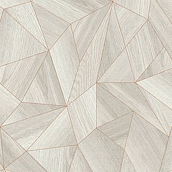 Galerie Wallcoverings Product Code WW22222 - Woods And Wicker Wallpaper Collection - Grey Metallic Colours - Geometric Wood Effect Motif Design