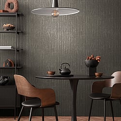 Galerie Wallcoverings Product Code WW22231 - Woods And Wicker Wallpaper Collection - Brown Metallic Black Colours - Forest Texture Design