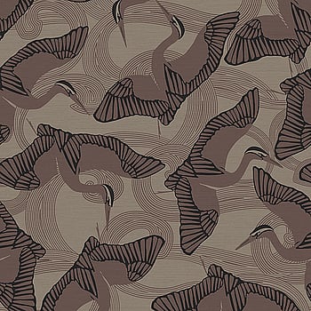 Galerie Wallcoverings Product Code 12620 - Ted Baker Fantasia Wallpaper Collection - Brown Black Beige Colours -  