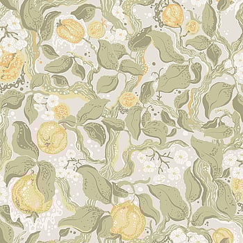 Galerie Wallcoverings Product Code 22025 - Fagring Wallpaper Collection - Green/grey Colours -  