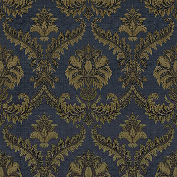 Galerie Wallcoverings Product Code 23609 - Classic Italian Wallpaper Collection - Blue Gold Colours -  
