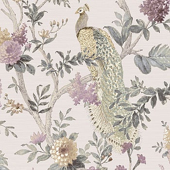 Galerie Wallcoverings Product Code 25751 - Cottage Chic Wallpaper Collection - Grey Pink Colours -  