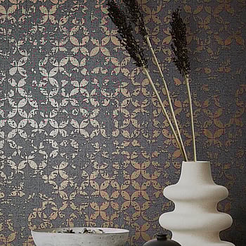 Galerie Wallcoverings Product Code 35119 - City Romance Wallpaper Collection - Anthracite Colours -  