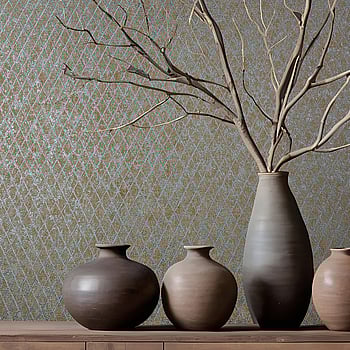 Galerie Wallcoverings Product Code 35539 - Odyssey Wallpaper Collection - Brown Blue Colours -  