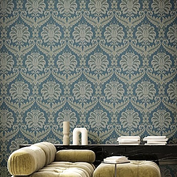 Galerie Wallcoverings Product Code 35925 - Ornamenta Wallpaper Collection - Green Gold Colours -  