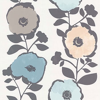 Galerie Wallcoverings Product Code 51183703 - Skandinavia 2 Wallpaper Collection - Peach Blue Beige Colours -  