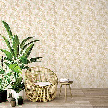 Galerie Wallcoverings Product Code 7312 - Evergreen Wallpaper Collection - Ochre Mica Colours -  