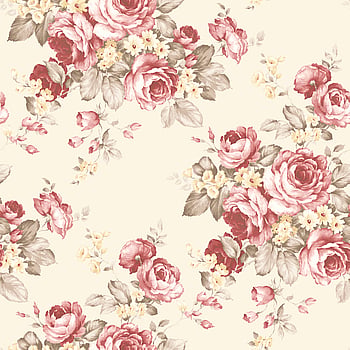 Galerie Wallcoverings Product Code AF37702 - Abby Rose 4 Wallpaper Collection - Red Creamgreen Colours -  