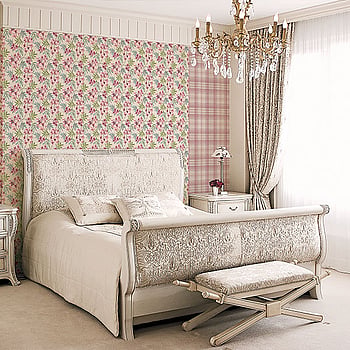 Galerie Wallcoverings Product Code AF37724 - Abby Rose 4 Wallpaper Collection - Taupe Pink Plum Colours -  