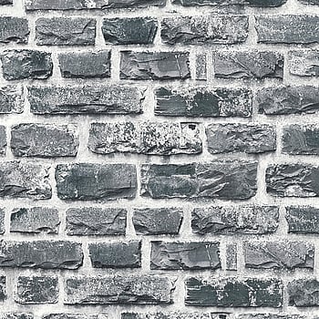 Galerie Wallcoverings Product Code BB51123 - Bricks And More Wallpaper Collection - Grey Black Colours -  