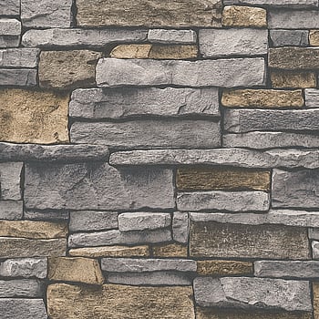 Galerie Wallcoverings Product Code BB51134 - Bricks And More Wallpaper Collection - Gold Grey Colours -  
