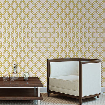 Galerie Wallcoverings Product Code DA23263 - Luxe Wallpaper Collection - Yellow Colours -  