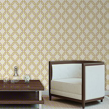 Galerie Wallcoverings Product Code DA23263 - Luxe Wallpaper Collection - Yellow Colours -  