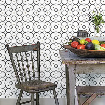 Galerie Wallcoverings Product Code G45406 - Just Kitchens Wallpaper Collection - Black White Colours -  