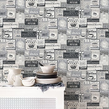 Galerie Wallcoverings Product Code G56170 - Memories 2 Wallpaper Collection - Silver Grey Colours -  