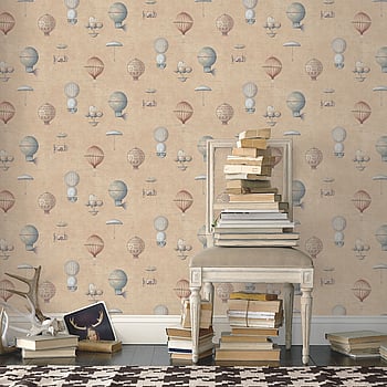 Galerie Wallcoverings Product Code G56203 - Steampunk Wallpaper Collection - Yellow Gold Colours -  