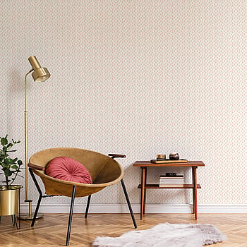 Galerie Wallcoverings Product Code G56709 - Small Prints Wallpaper Collection - Red Cream Brown Colours -  