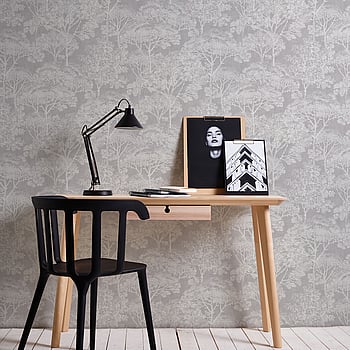 Galerie Wallcoverings Product Code HV41029 - Havana Wallpaper Collection - Cream Grey Metallic Colours -  